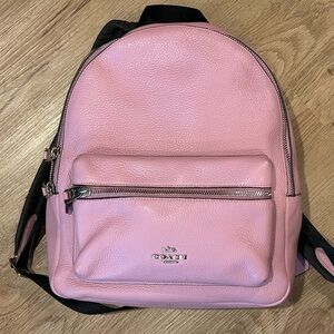 Like new gorgeous Coach leather medium Charlie backpack